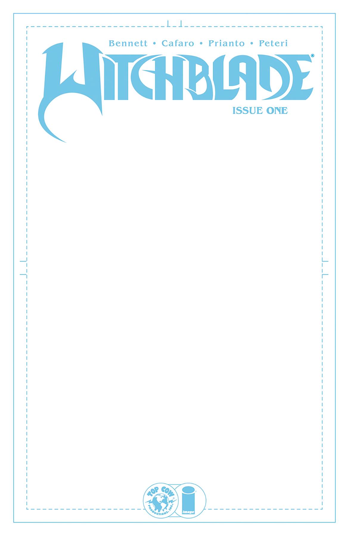 WITCHBLADE #1 CVR C BLANK SKETCH