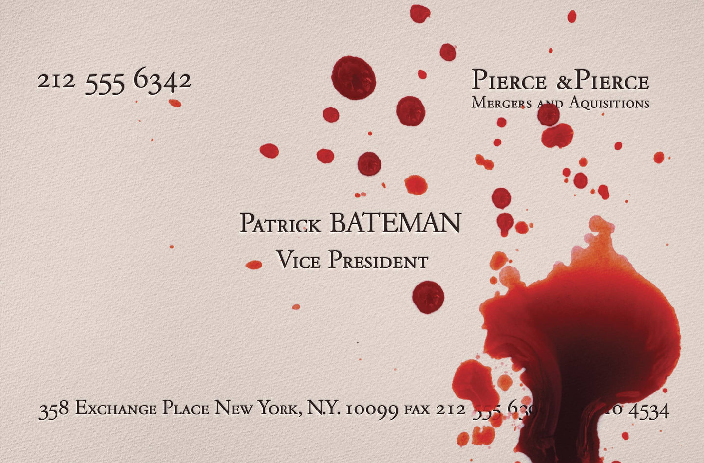 AMERICAN PSYCHO #1 (OF 5) CVR E INCV BRUDER (MR)