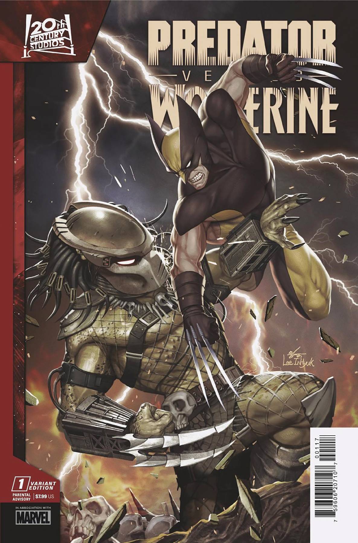 PREDATOR VS WOLVERINE #1 INCV INHYUK LEE VAR