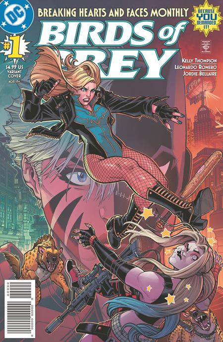 BIRDS OF PREY #1 CVR F INC NICK BRADSHAW CARD STOCK VAR