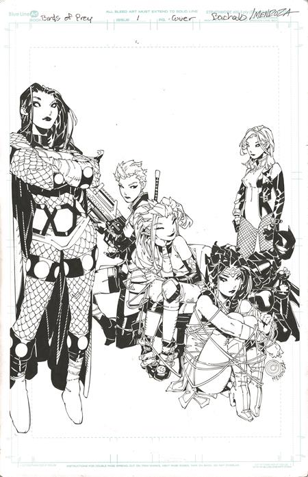 BIRDS OF PREY #1 CVR G INC CHRIS BACHALO CARD STOCK VAR