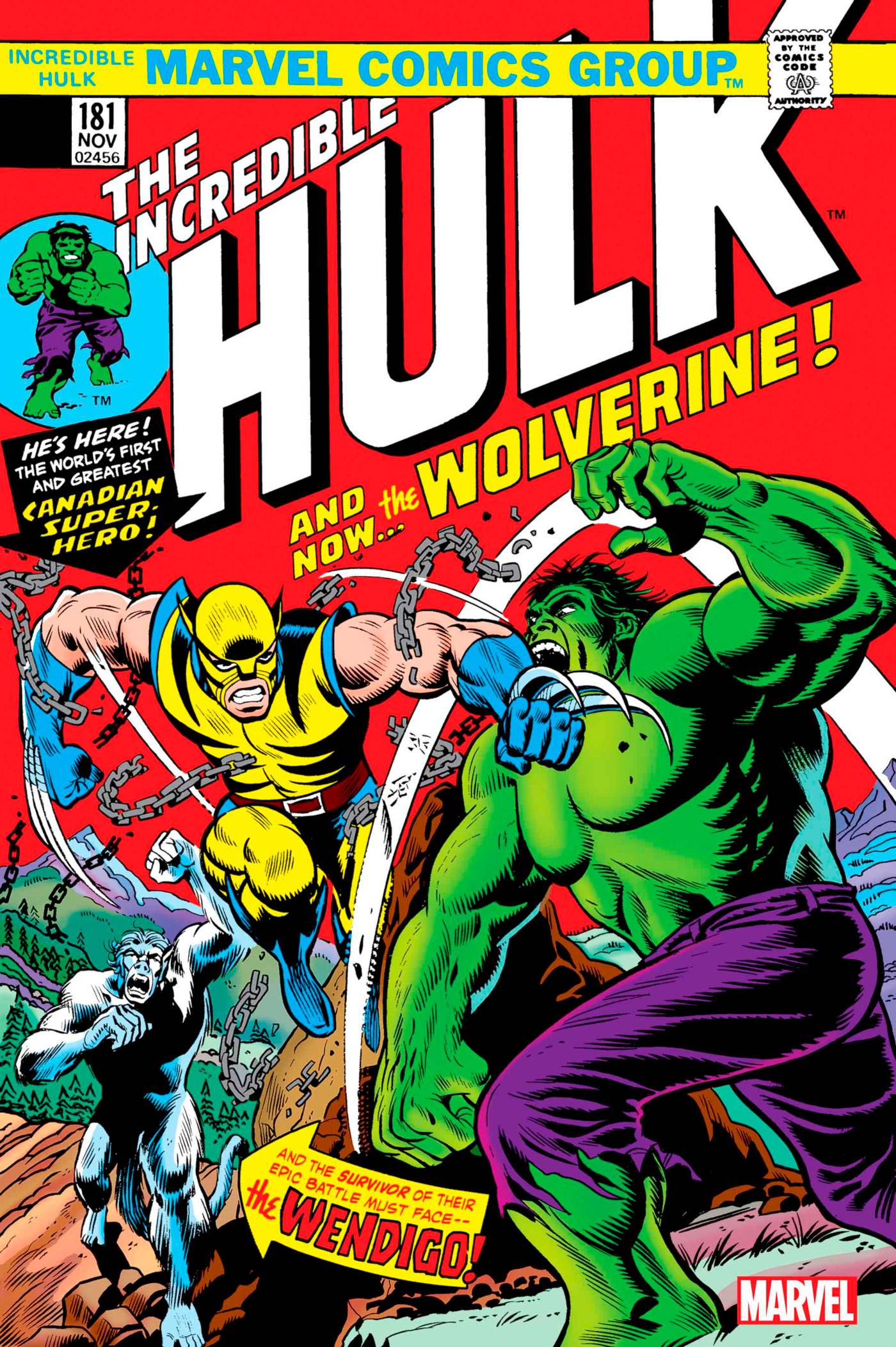 INCREDIBLE HULK #181 FACSIMILE EDITION VAR