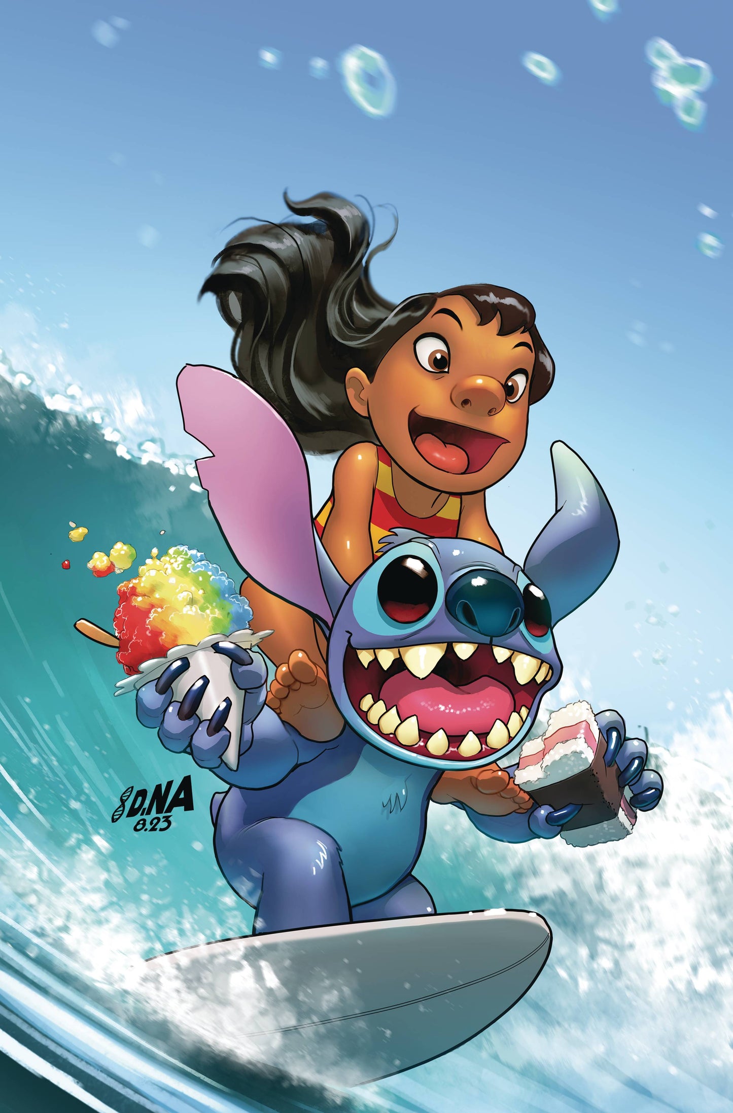 LILO & STITCH #1 CVR K INCV NAKAYAMA VIRGIN FOIL