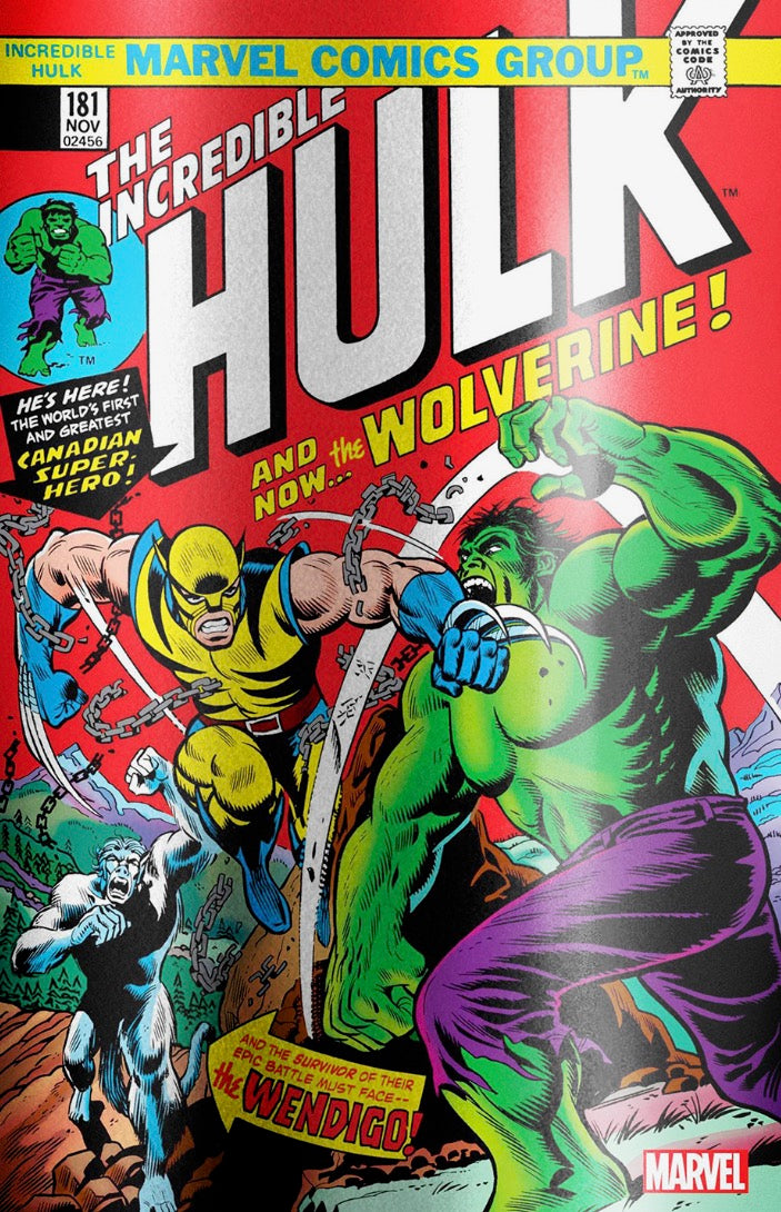 INCREDIBLE HULK #181 FACSIMILE FOIL EDITION VAR