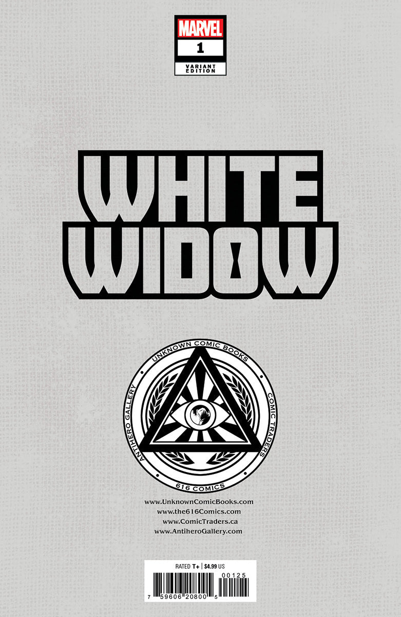 WHITE WIDOW #1 UNKNOWN COMICS MIGUEL MERCADO EXCLUSIVE VAR (11/01/2023)