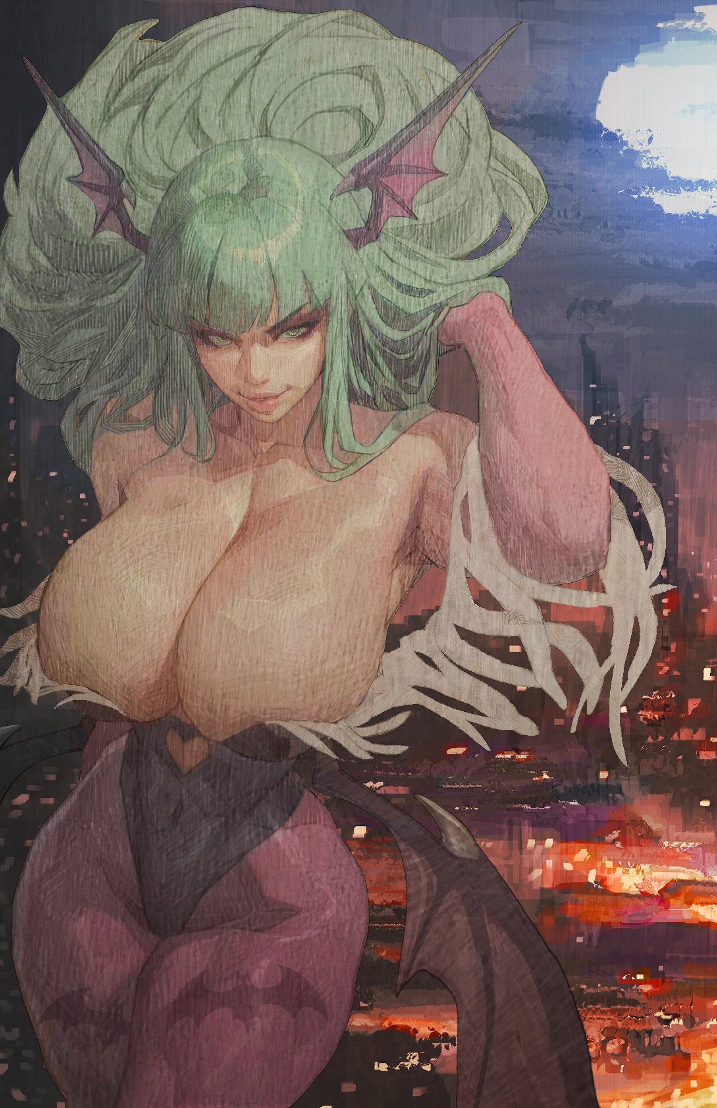 STREET FIGHTER X DARKSTALKERS: HUNTER KILLERS #1 (MORRIGAN) - ICKPOT COVER A VIRGIN VARIANT LTD 500 MEGACON 2026 EXCLUSIVE