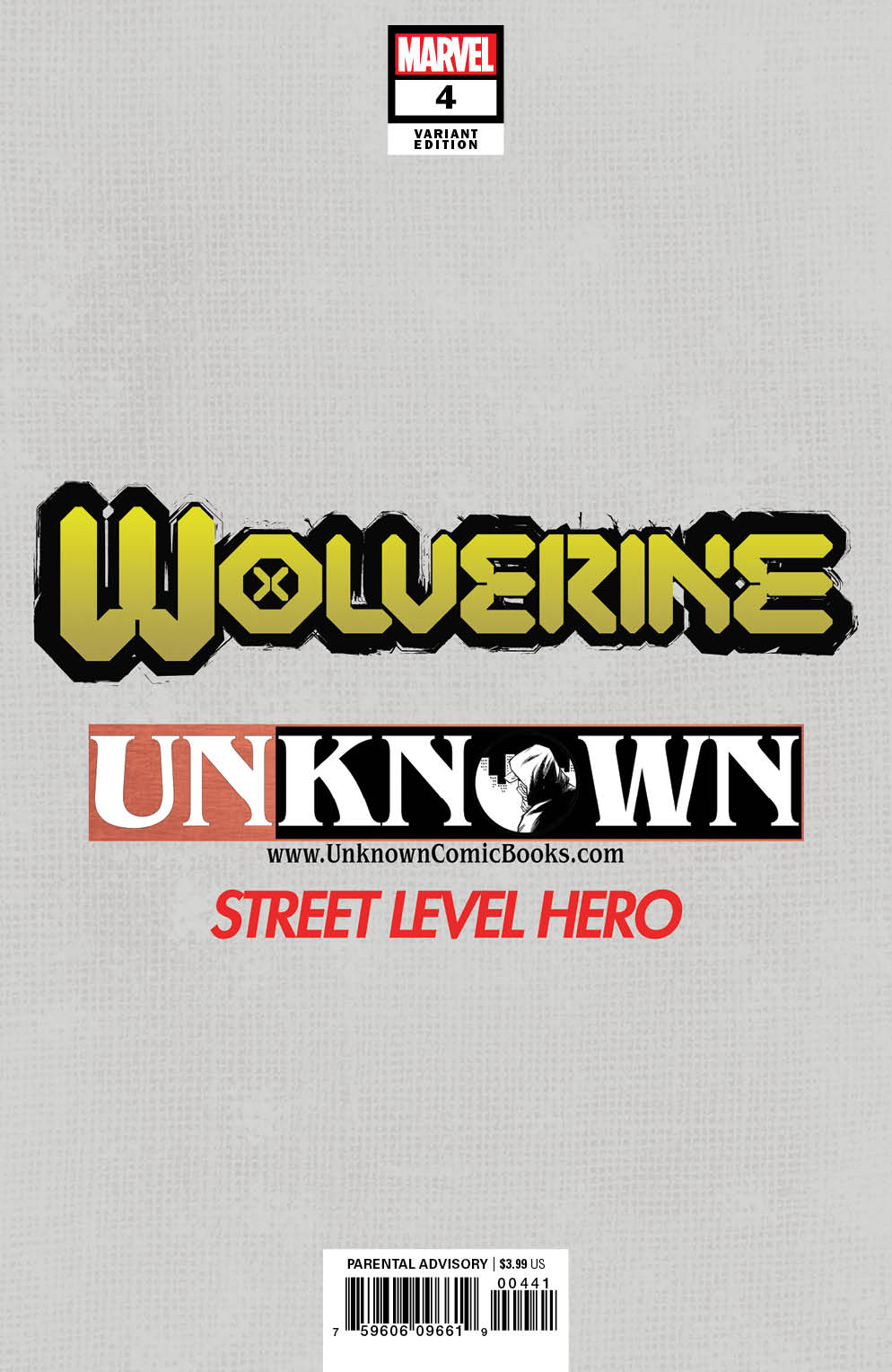 WOLVERINE #4 UNKNOWN COMICS JAY ANACLETO EXCLUSIVE SECRET VAR (08/19/2020)
