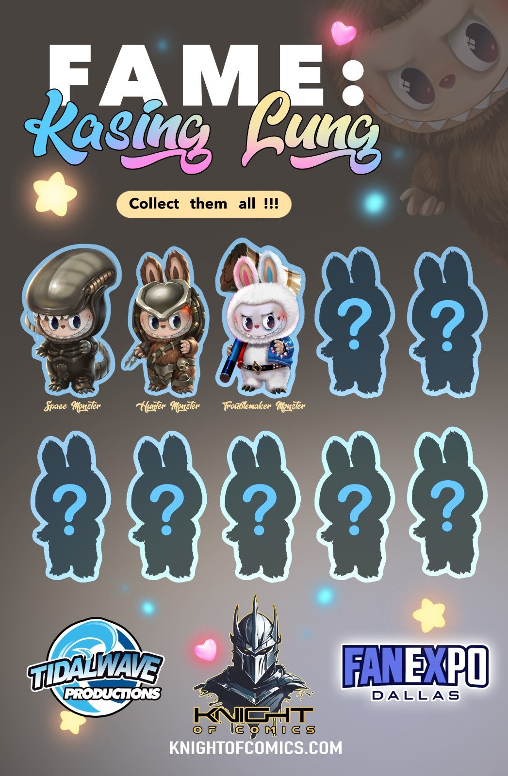 FAME: KASING LUNG CREATOR OF THE LABUBU - KATYA SINYUKHINA HUNTER MONSTER