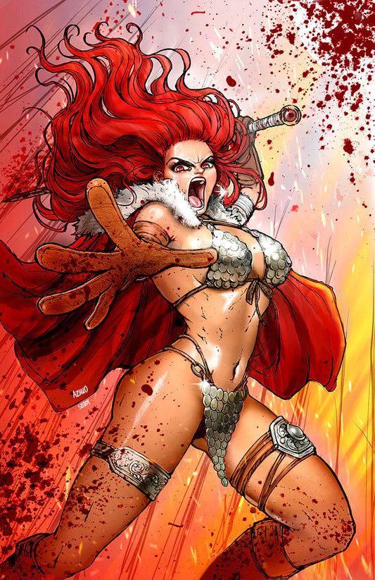 RED SONJA 2023 #3 UNKNOWN COMICS ANNA ZHUO EXCLUSIVE NYCC BLOODY VIRGIN