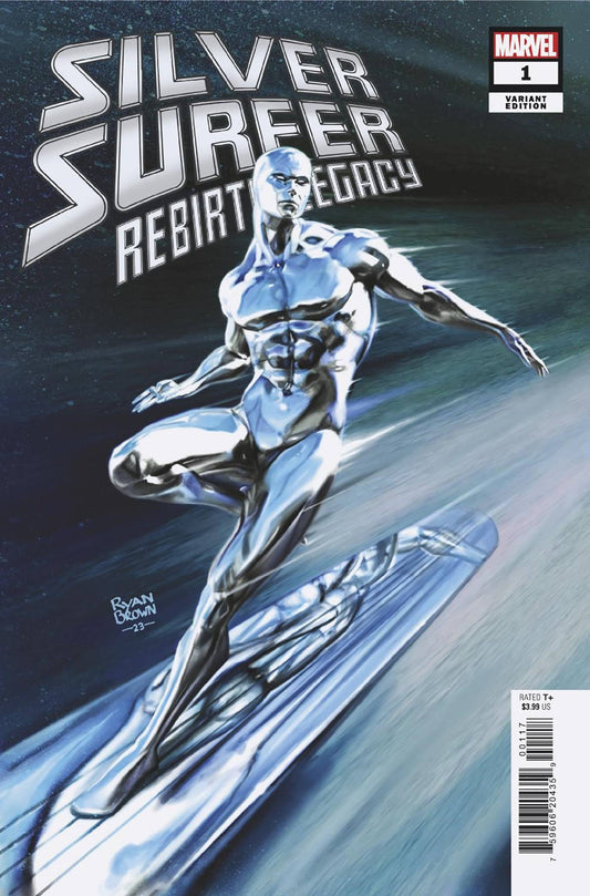 SILVER SURFER REBIRTH LEGACY #1 RYAN BROWN VAR