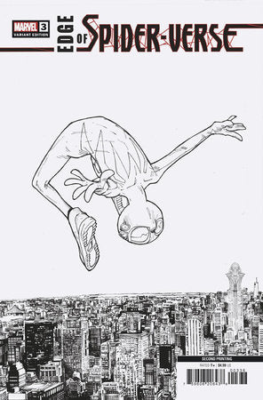 EDGE OF SPIDER-VERSE #3 HUMBERTO RAMOS SKETCH 2ND PRINTING VAR