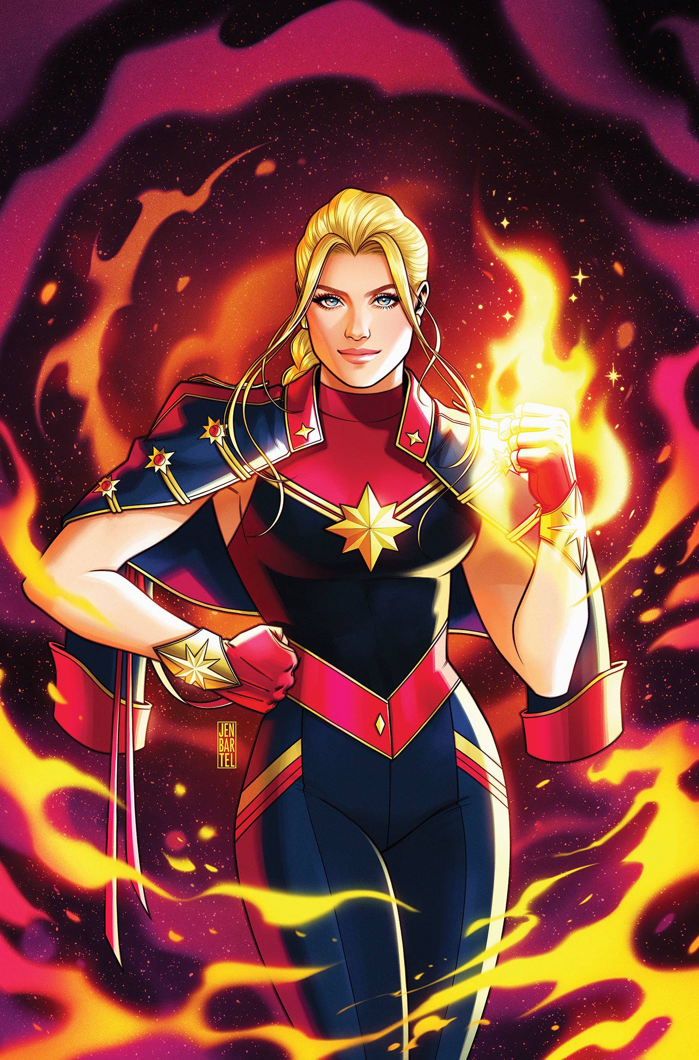 CAPTAIN MARVEL #1 INCV JEN BARTEL VIRGN VAR