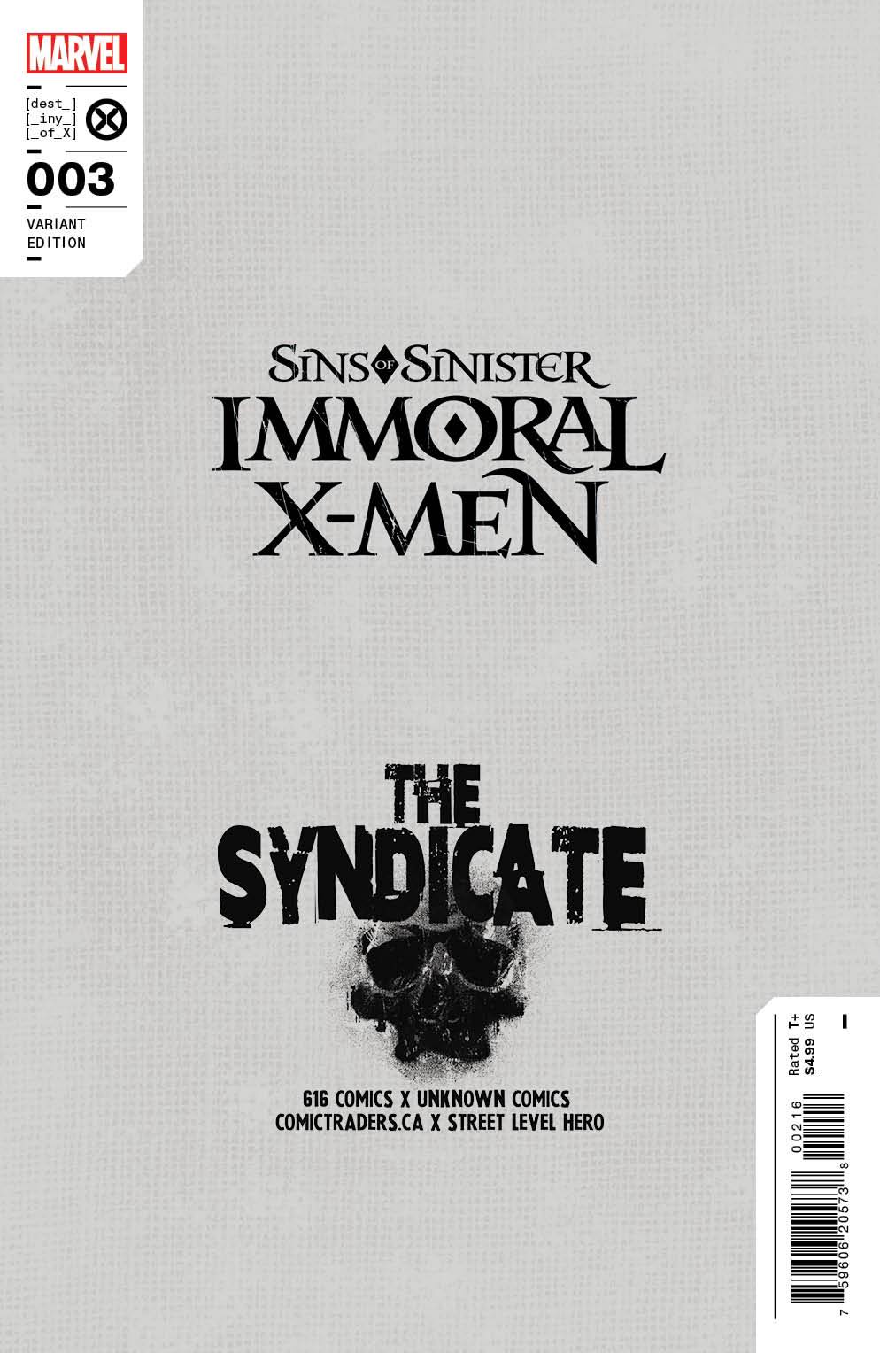 IMMORAL X-MEN #3 [SIN] MARCO TURINI (616) EXCLUSIVE VIRGIN VAR (04/19/2023)