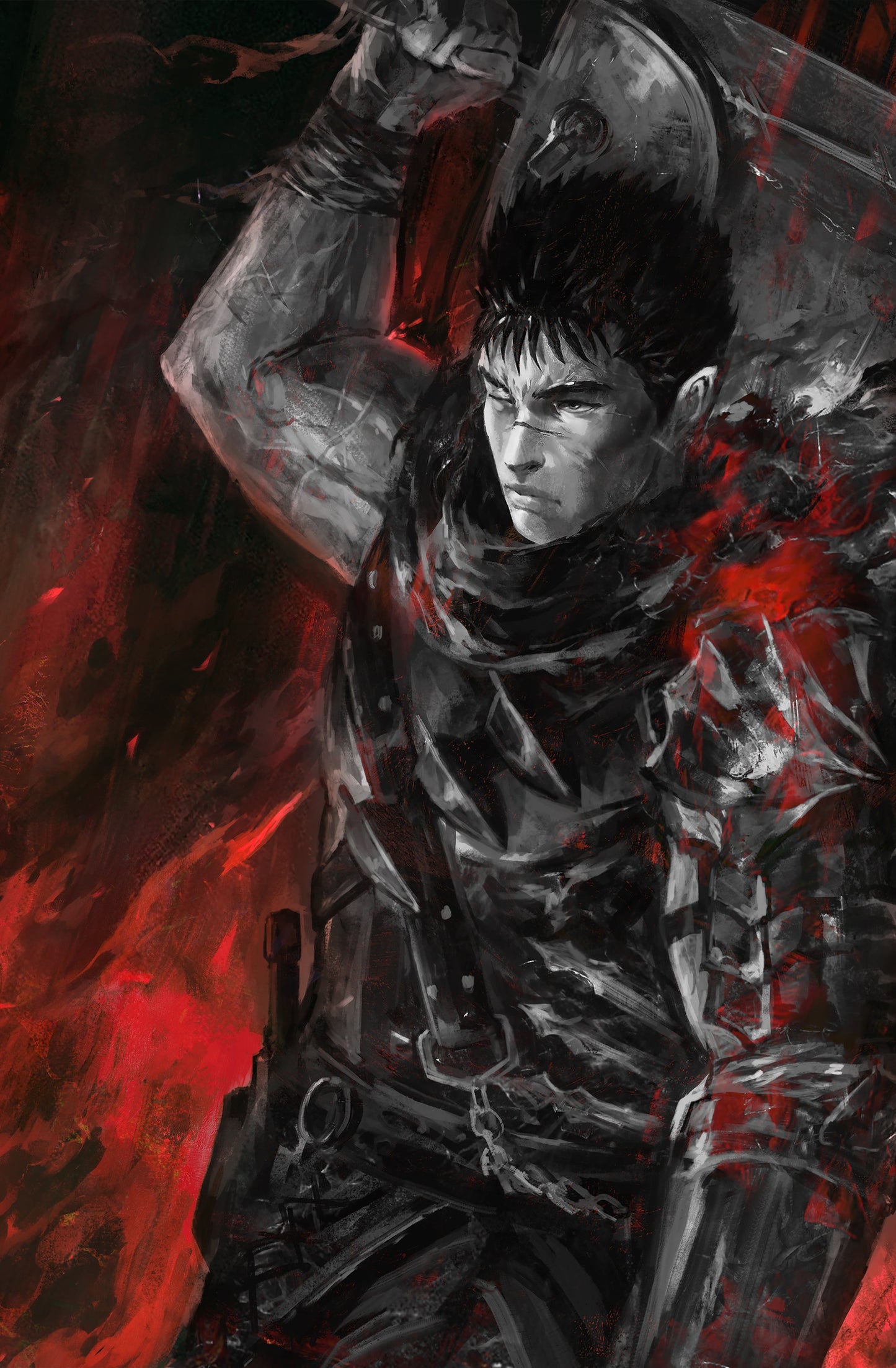 TRIBUTE KENTARO MIURA CREATOR OF BERSERK - SHIMHAQ COVER A LTD 100 FANEXPO NEW ORLEANS EXCLUSIVE