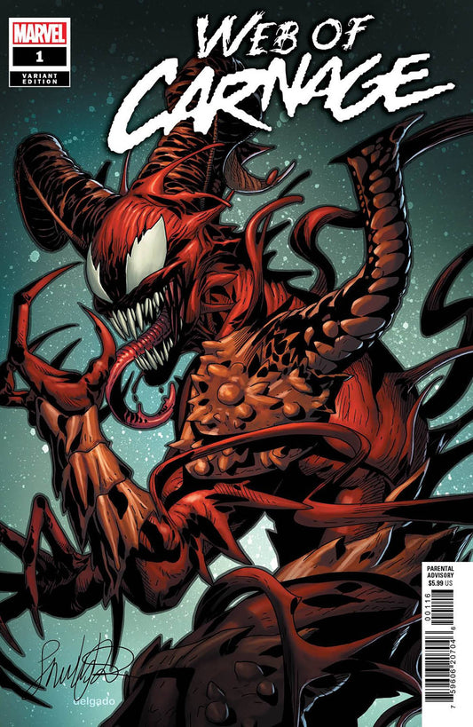 WEB OF CARNAGE #1 INCV SALVADOR LARROCA VAR
