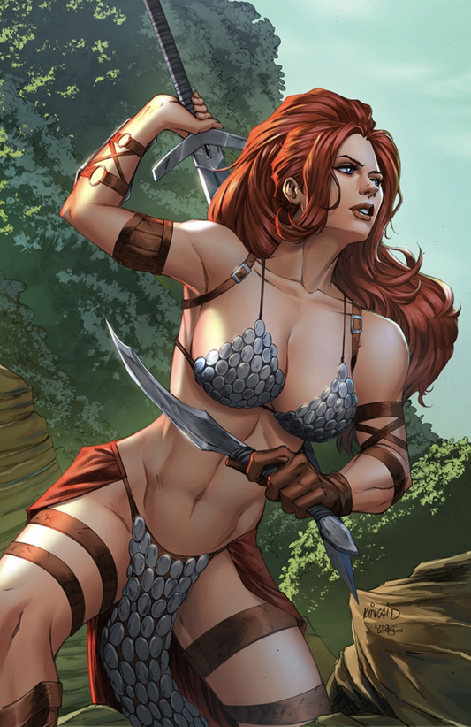 RED SONJA 2023 #1 RYAN KINCAID VIRGIN LUNATIC COMICS EXCLUSIVE