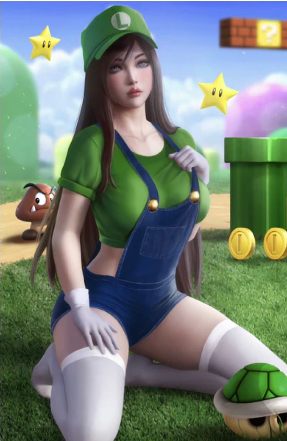LUIGI COSPLAY DANEJOE ARTBOOK 2 PACK