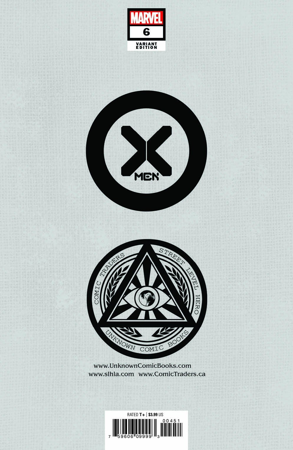 X-MEN #6 UNKNOWN COMICS MARCO TURINI EXCLUSIVE VIRGIN VAR (01/05/2022)