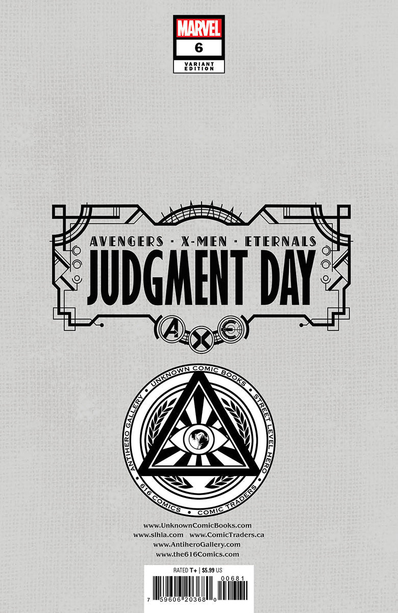 A.X.E.: JUDGMENT DAY OMEGA #1 UNKNOWN COMICS DAVID NAKAYAMA HELLFIRE EXCLUSIVE VAR (11/09/2022)