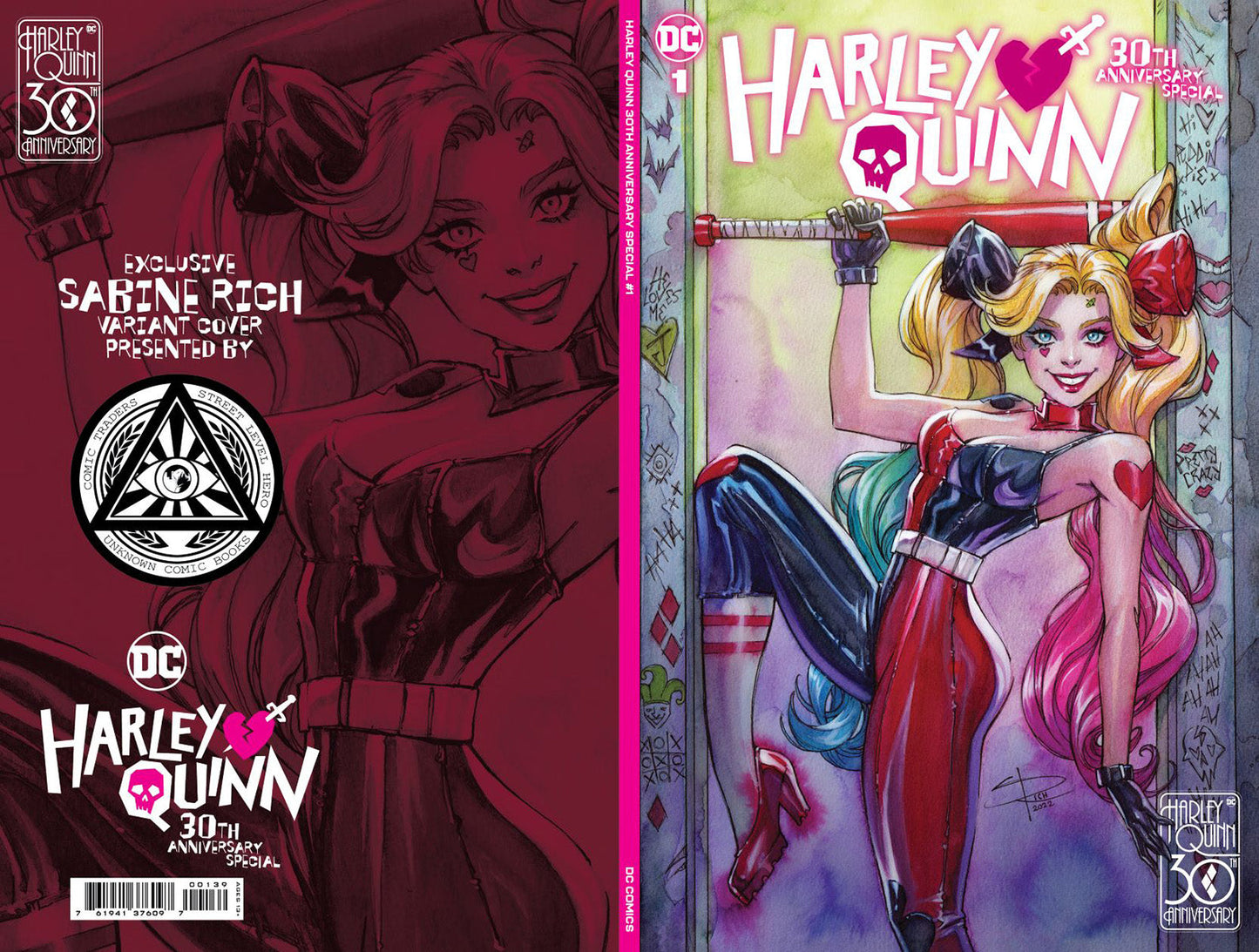 HARLEY QUINN 30TH ANNIVERSARY SPECIAL #1 (ONE SHOT) UNKNOWN COMICS SABINE RICH EXCLUSIVE VAR (09/21/2022)