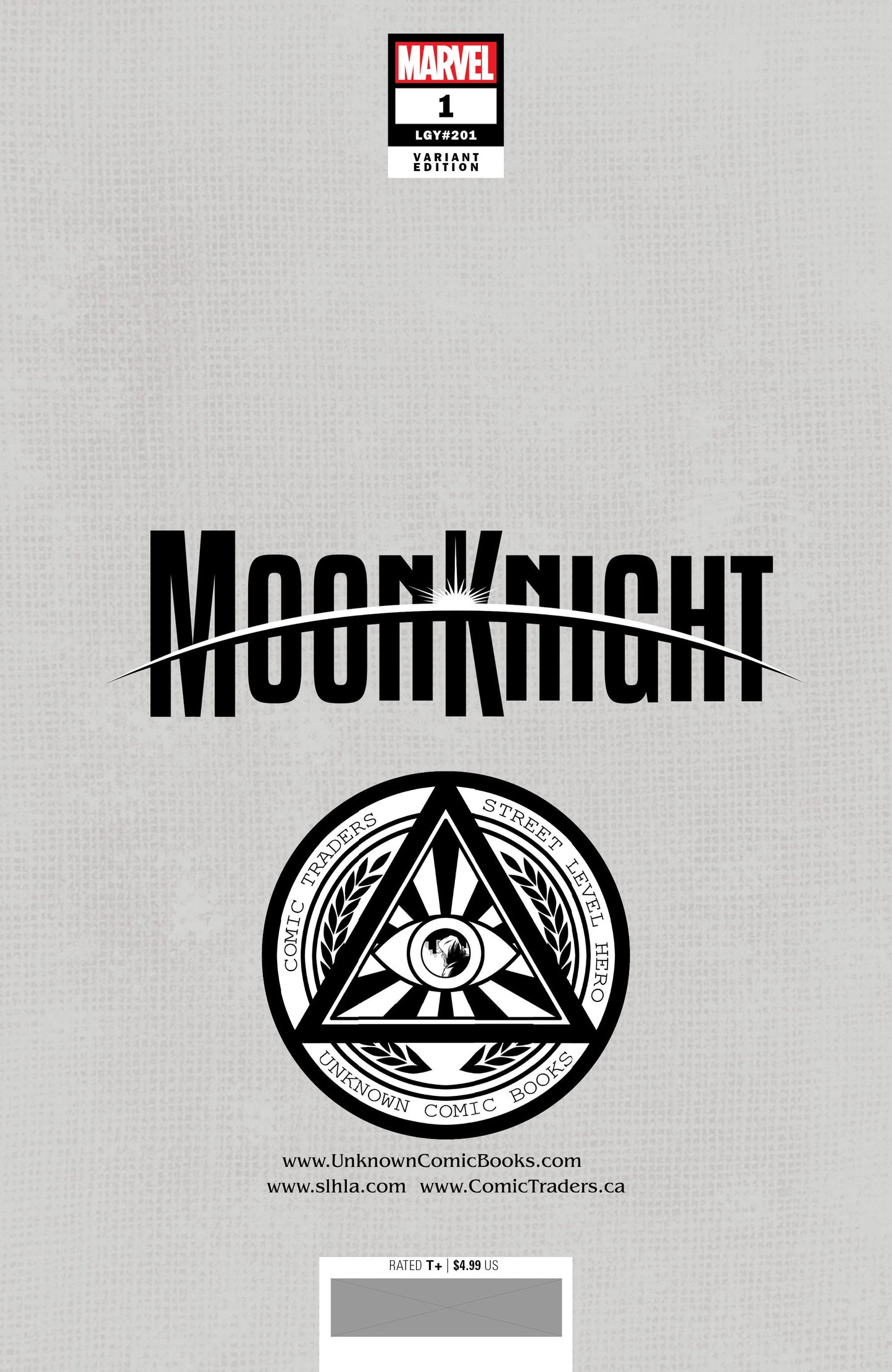 MOON KNIGHT #1 UNKNOWN COMICS MARCO MASTRAZZO EXCLUSIVE VIRGIN VAR (07/21/2021)