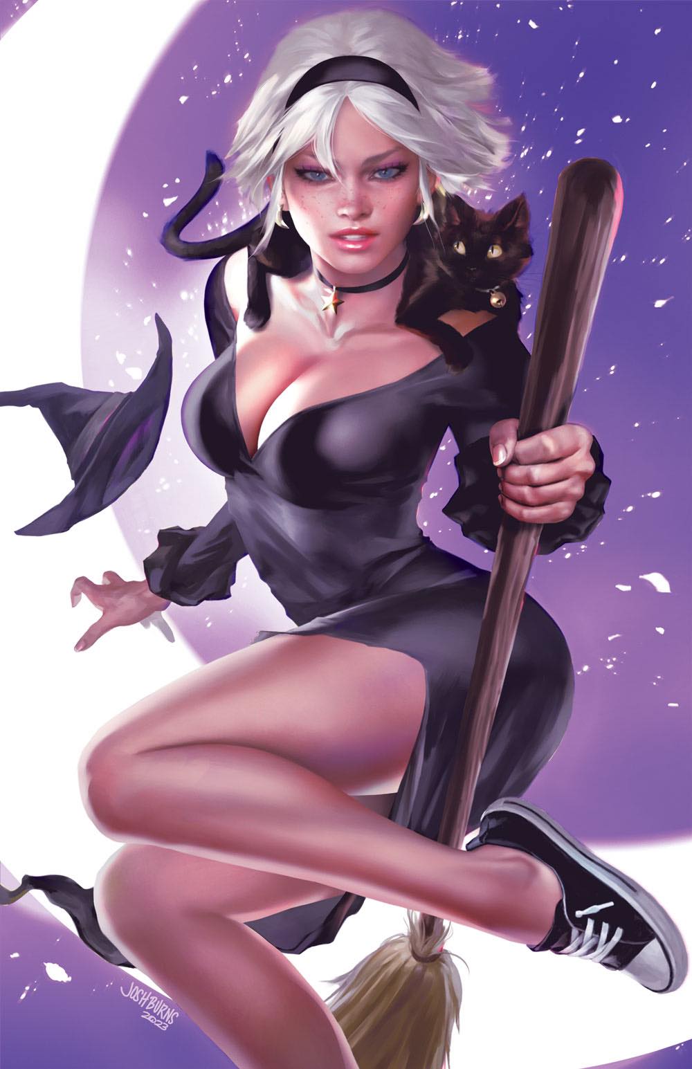SABRINA ANNUAL SPECTACULAR ONE SHOT JOSH BURNS (616) EXCLUSIVE PURPLE VIRGIN VAR (09/20/2023)